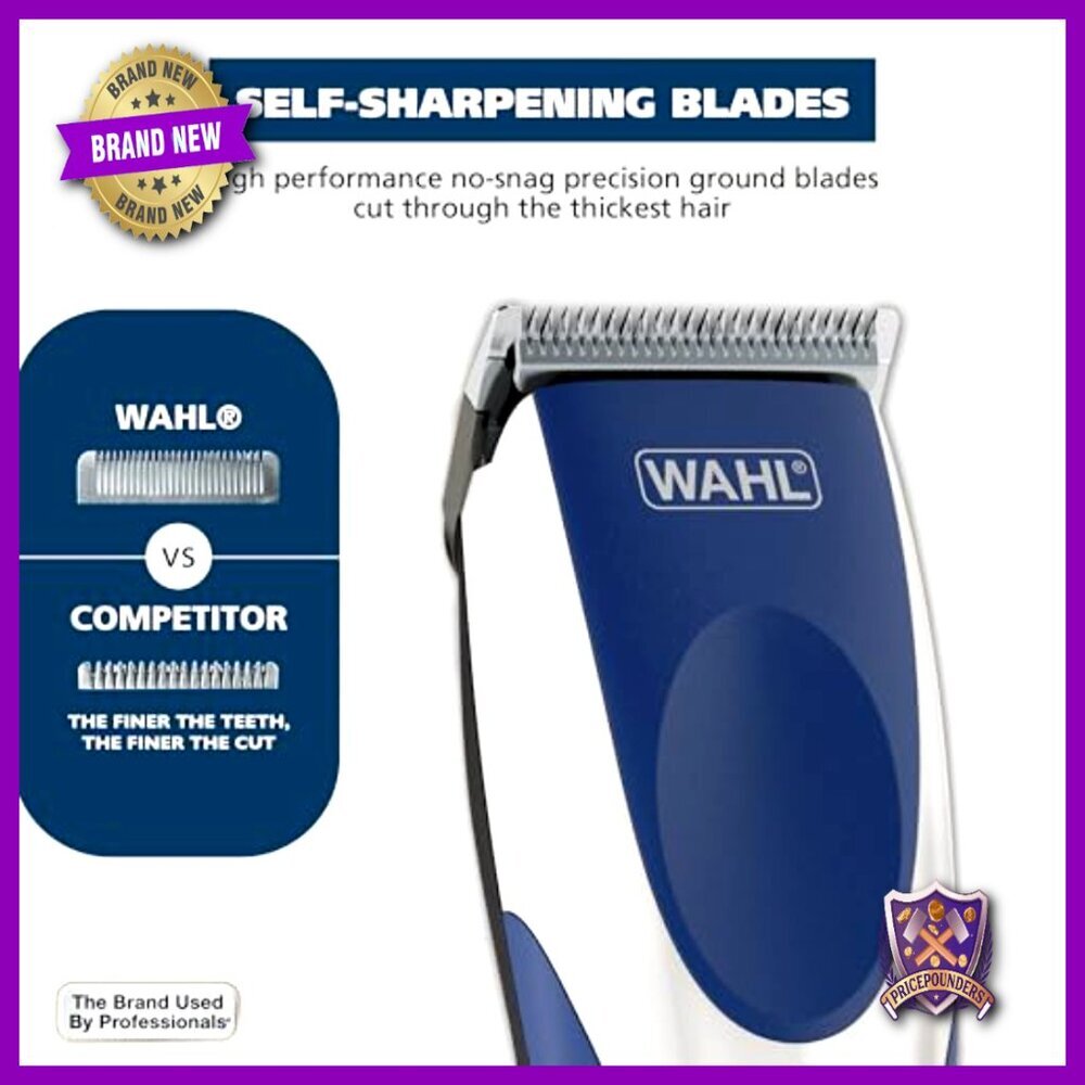 Cordless Hair Clipper & Trimmer Set Rechargeable Easy Color-Coded Guide Combs - Picture 4 of 6